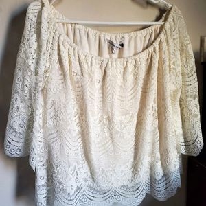 Cupcakes & Cashmere Lace Top